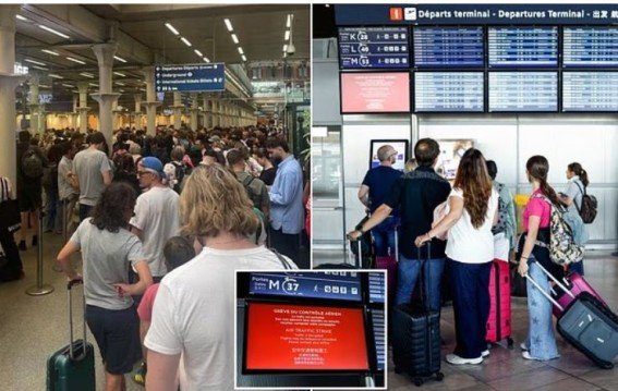 Mass Flight Cancellations in France as Air Traffic Controllers Strike Amid Summer Travel Rush